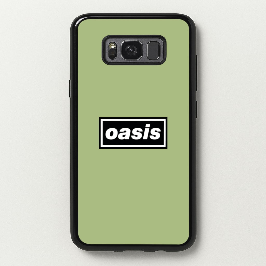 Band Name Green - Oasis Phone Case for Galaxy S8