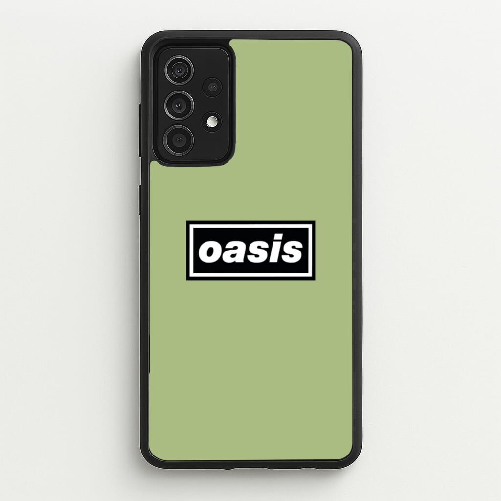 Band Name Green - Oasis Phone Case for Galaxy A52 / A52s