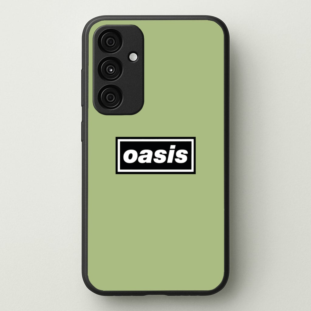 Band Name Green - Oasis Phone Case for Galaxy A55