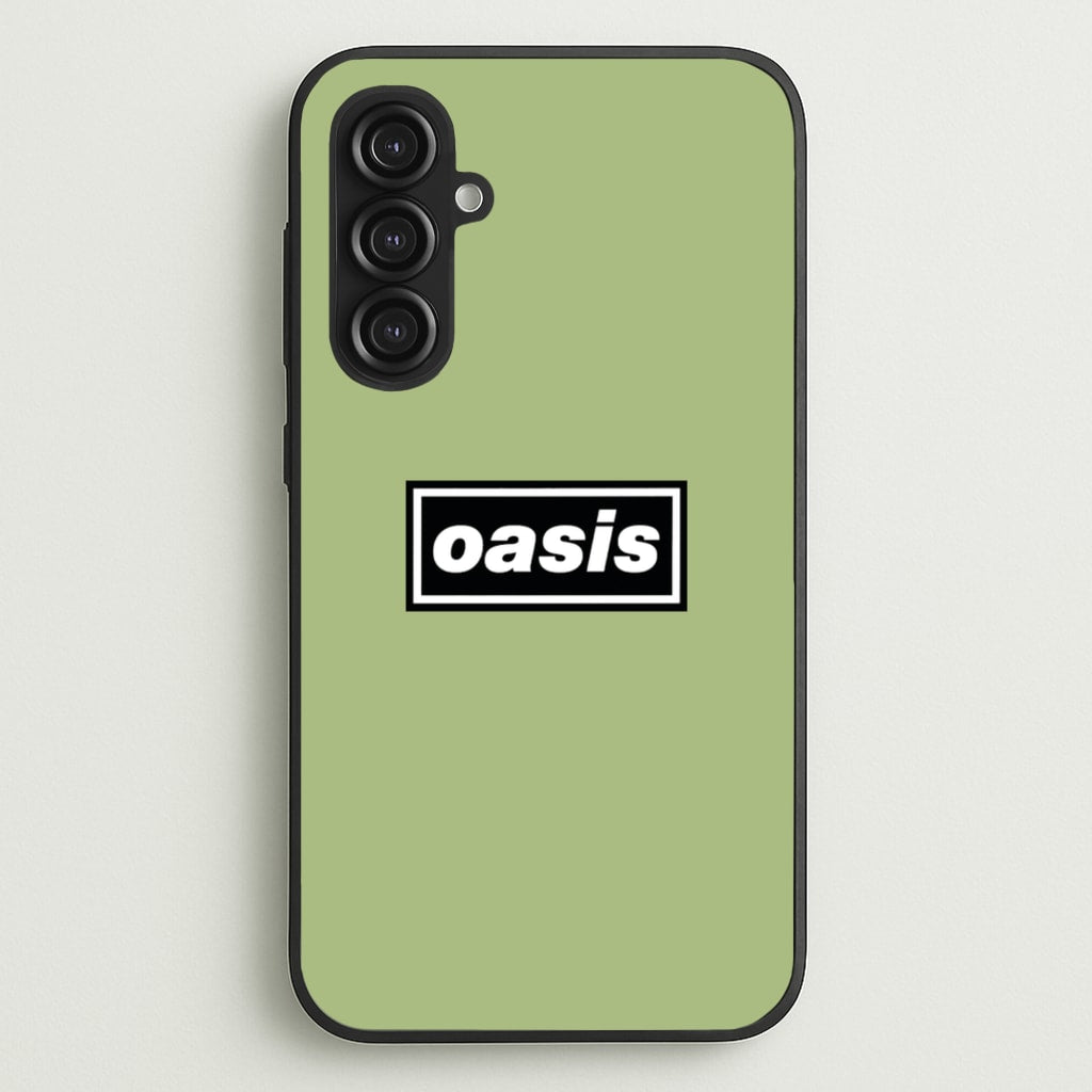 Band Name Green - Oasis Phone Case for Galaxy S23FE