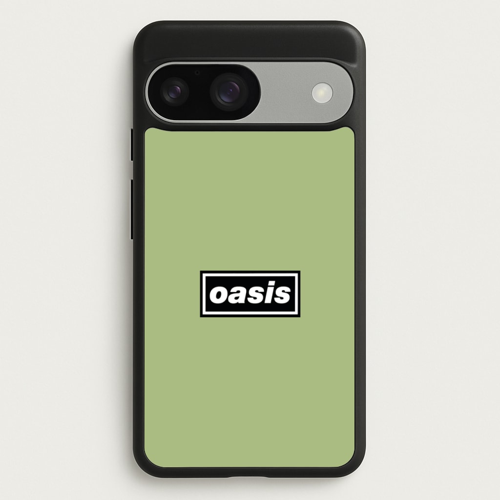 Band Name Green - Oasis Phone Case for Google Pixel 9 / 9 Pro