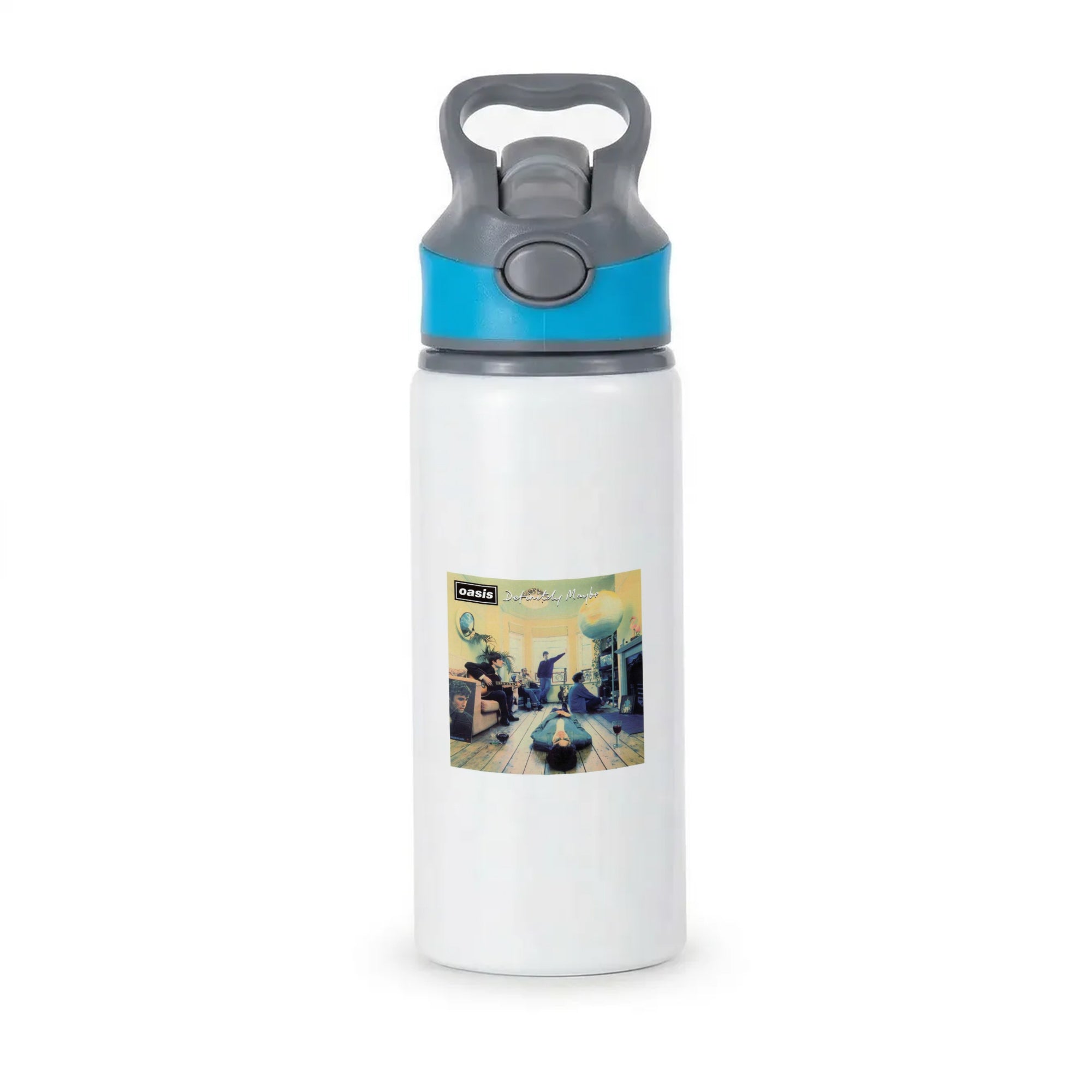 Definitely Maybe - Oasis Active Water Bottle - Blue