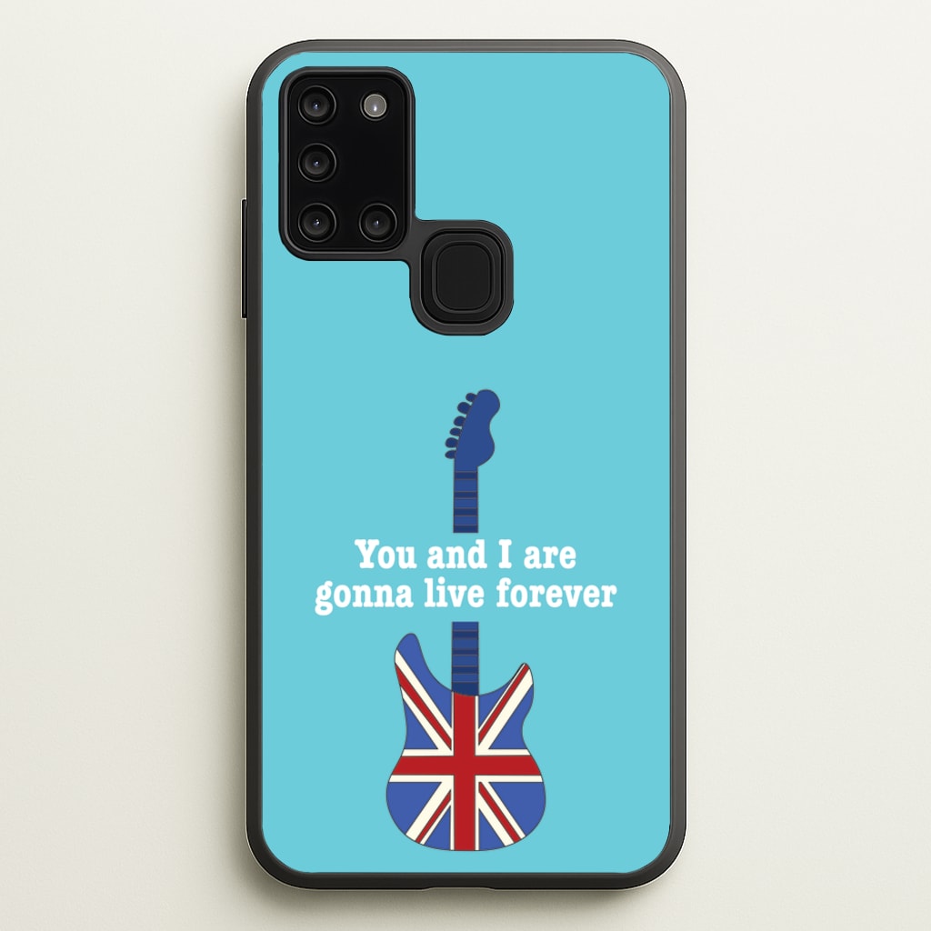 You And I Are Gonna Live Forever - Oasis Phone Case for Galaxy A21s