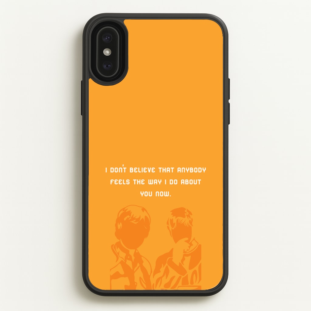 I Don't Believe That Anybody - Oasis Phone Case for iPhone XS Max
