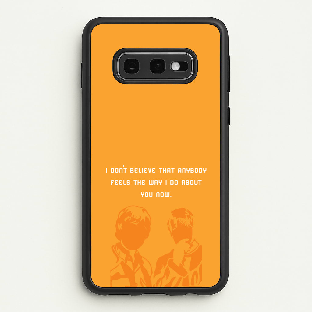 I Don't Believe That Anybody - Oasis Phone Case for Galaxy S10e