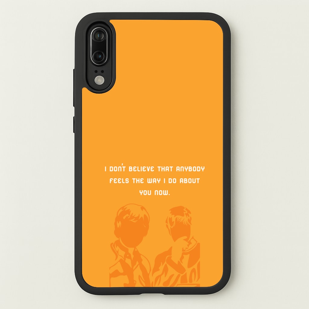 I Don't Believe That Anybody - Oasis Phone Case for Huawei P20