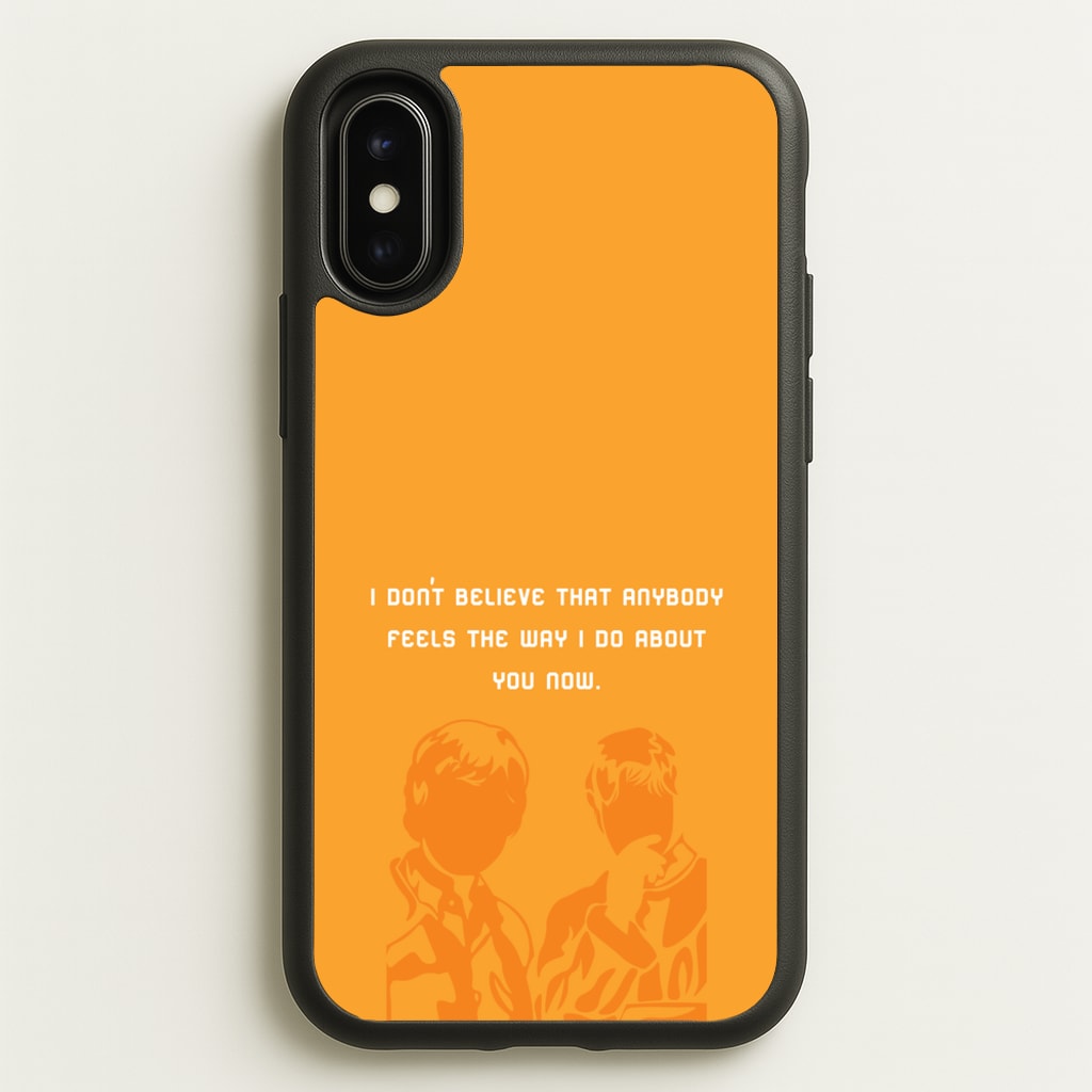 I Don't Believe That Anybody - Oasis Phone Case for iPhone X / XS