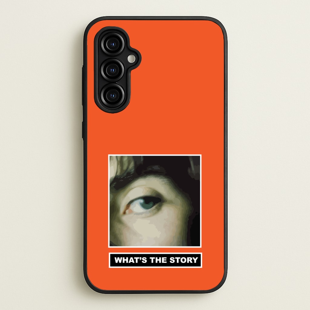 What's The Story Orange - Oasis Phone Case for Galaxy A54