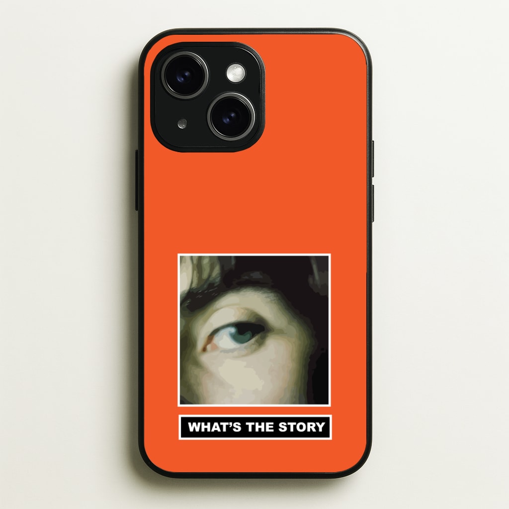 What's The Story Orange - Oasis Phone Case for iPhone 14