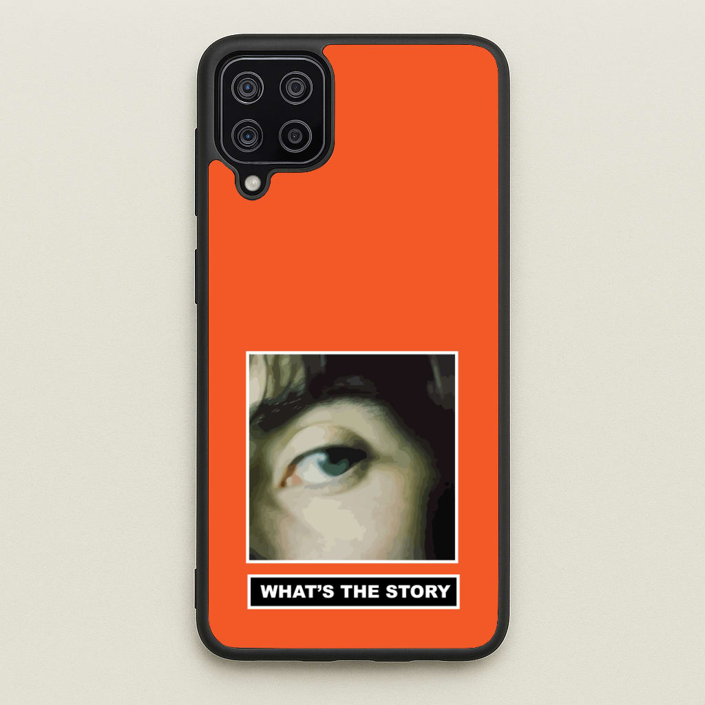 What's The Story Orange - Oasis Phone Case for Galaxy A12