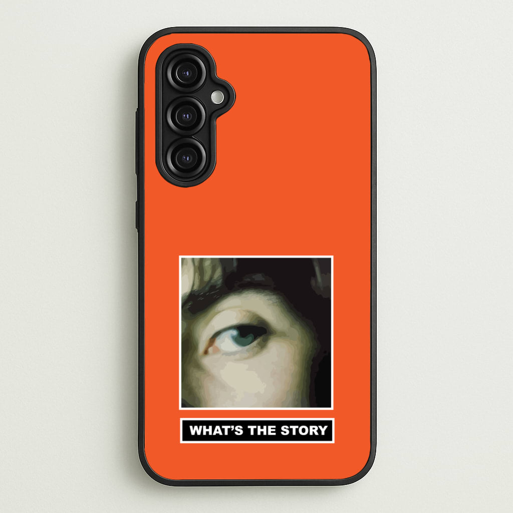 What's The Story Orange - Oasis Phone Case for Galaxy A14