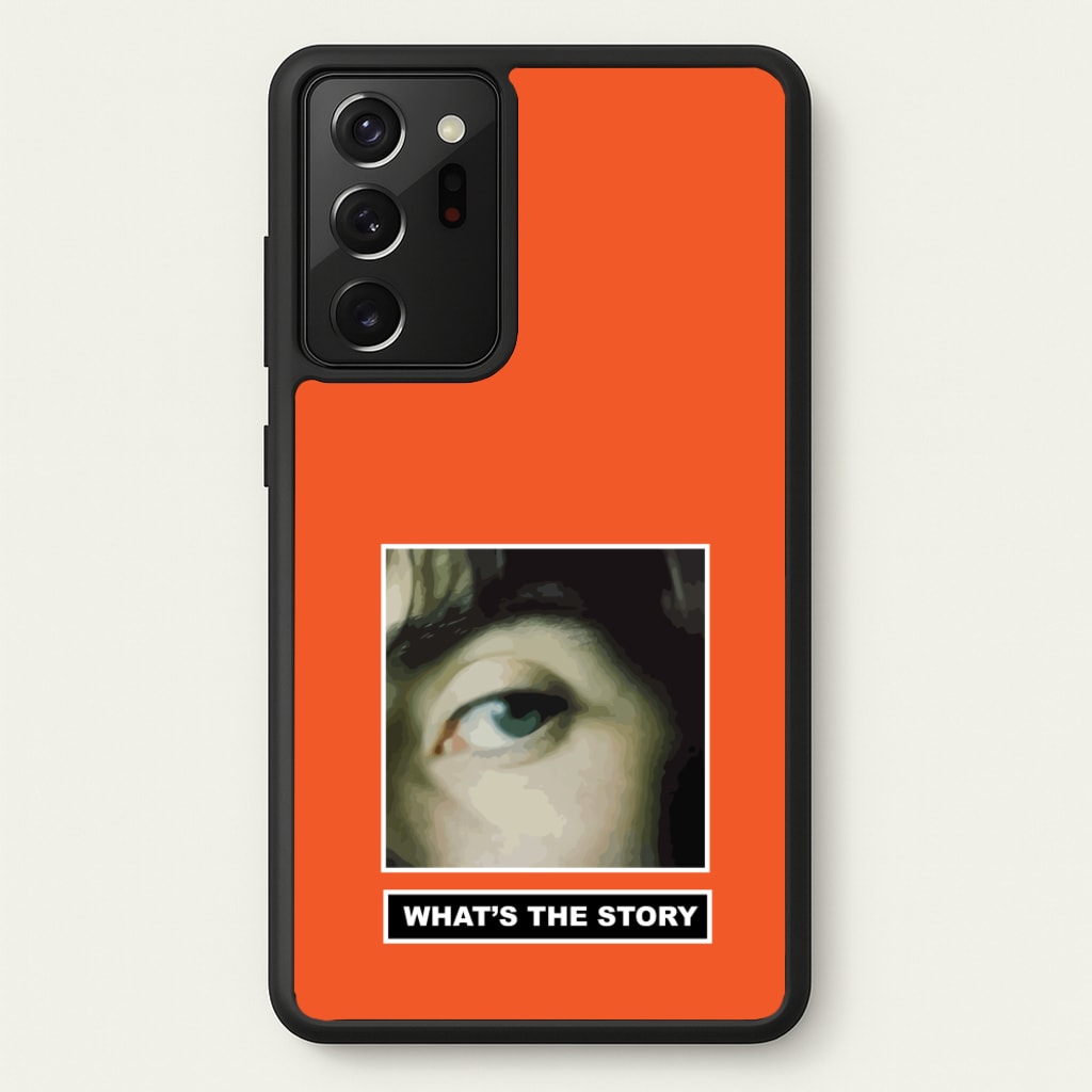 What's The Story Orange - Oasis Phone Case for Galaxy Note 20 Ultra