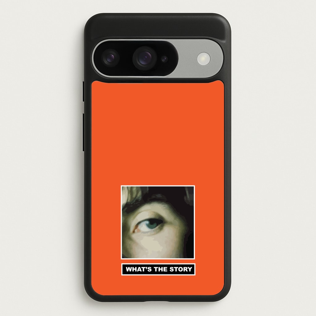 What's The Story Orange Phone Case for Google Pixel 10 / 10 Pro