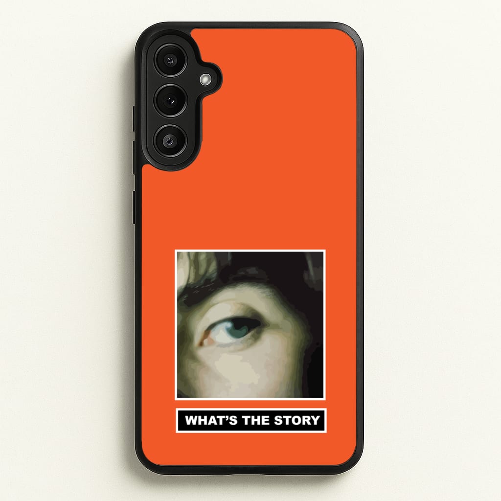 What's The Story Orange - Oasis Phone Case for Galaxy A34
