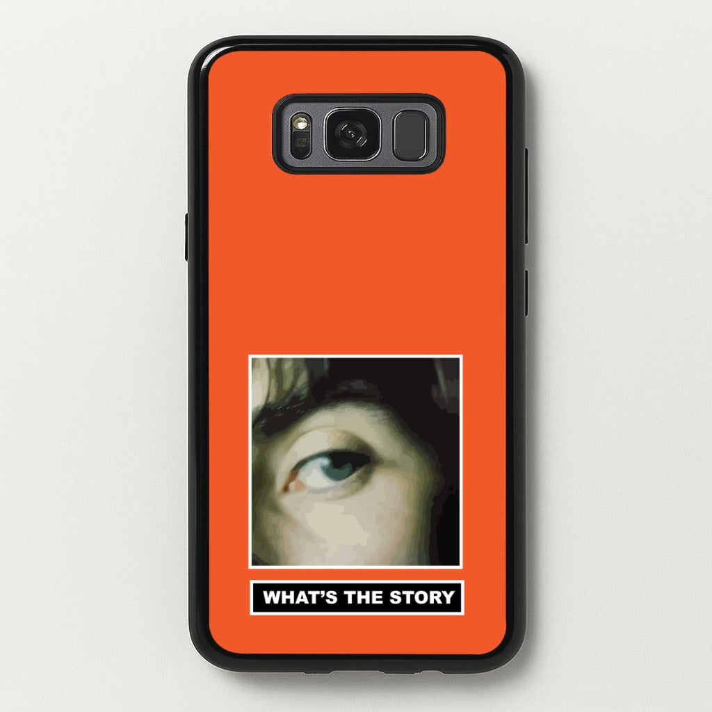 What's The Story Orange - Oasis Phone Case for Galaxy S8 Plus