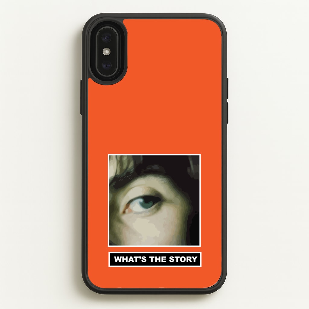 What's The Story Orange - Oasis Phone Case for iPhone XS Max