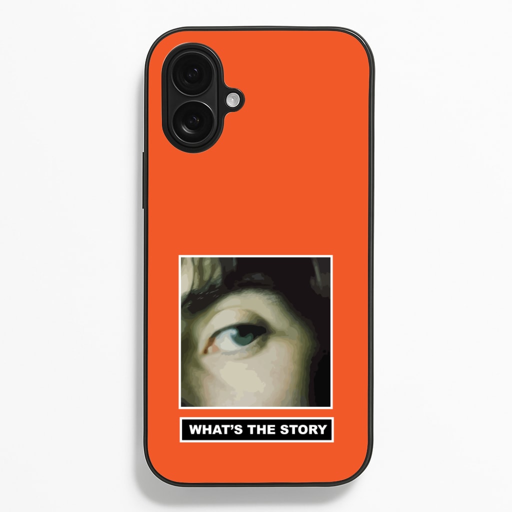 What's The Story Orange Phone Case