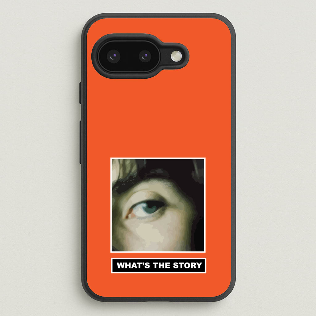 What's The Story Orange - Oasis Phone Case for Google Pixel 9a