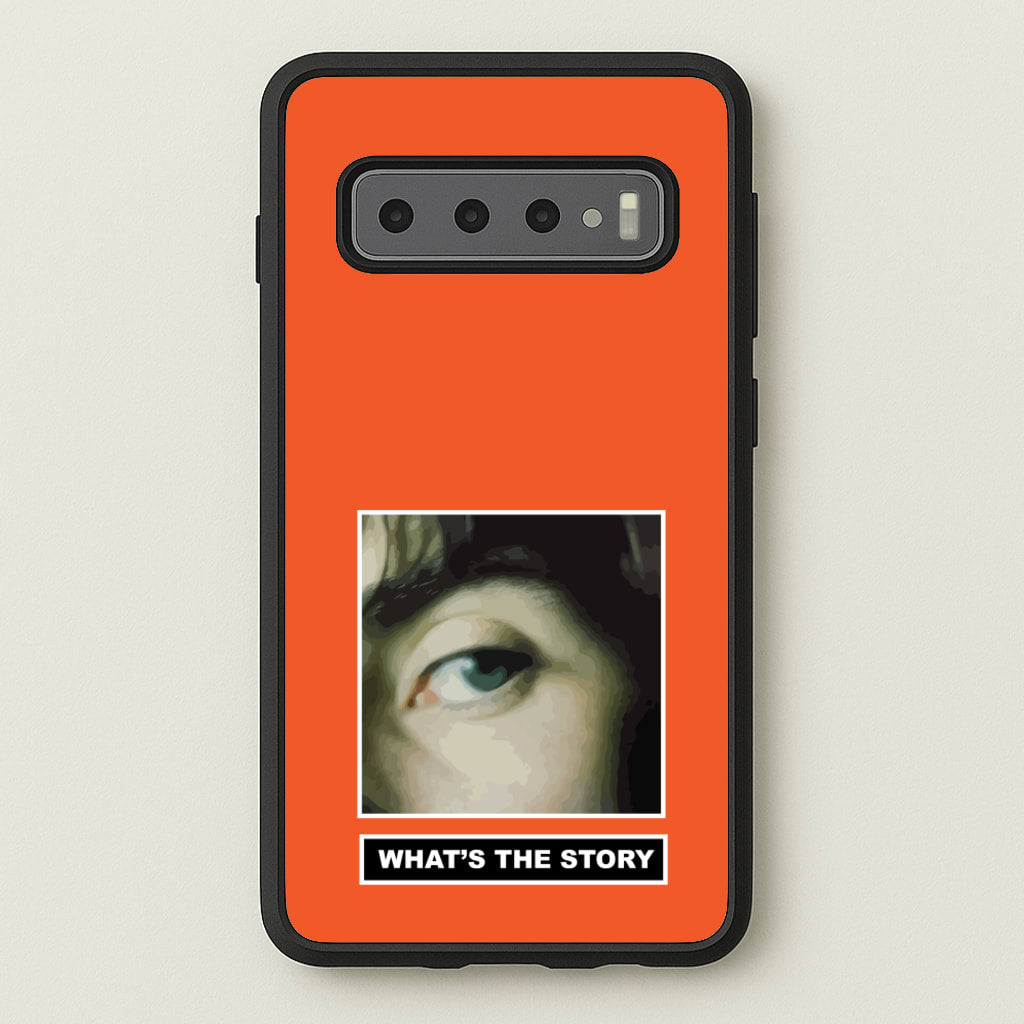What's The Story Orange - Oasis Phone Case for Galaxy S10 Plus