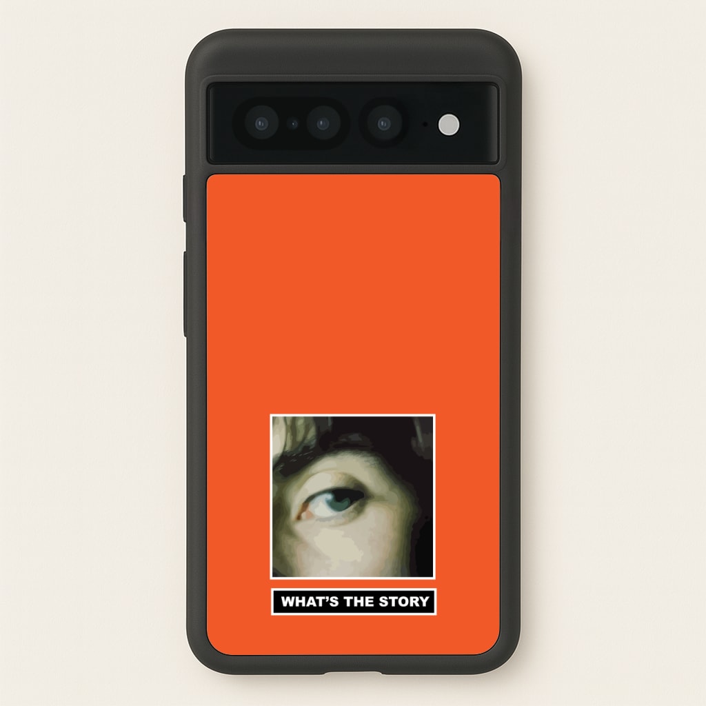 What's The Story Orange - Oasis Phone Case for Google Pixel 7 Pro
