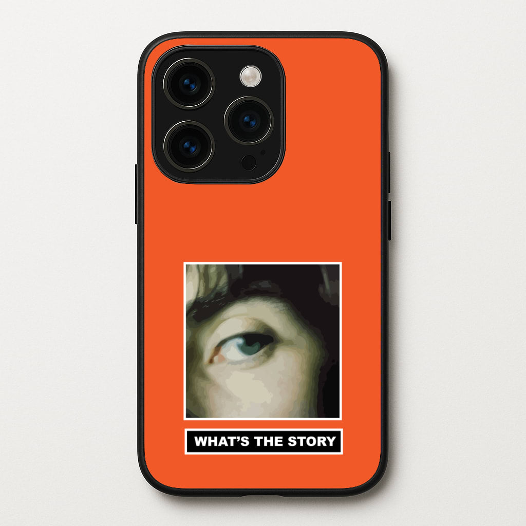 What's The Story Orange - Oasis Phone Case for iPhone 15 Pro