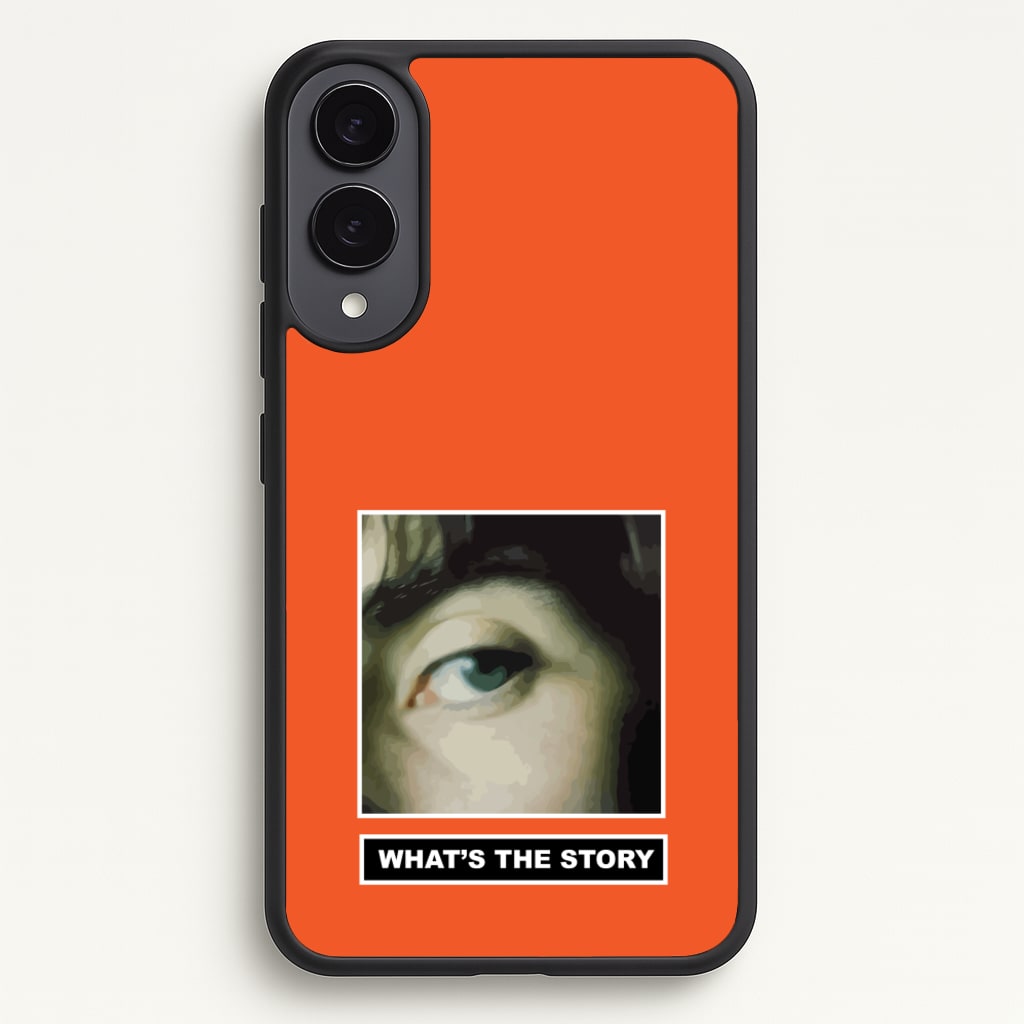 What's The Story Orange - Oasis Phone Case for Galaxy S25 Edge