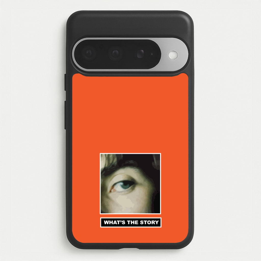 What's The Story Orange Phone Case for Google Pixel 10 Pro XL