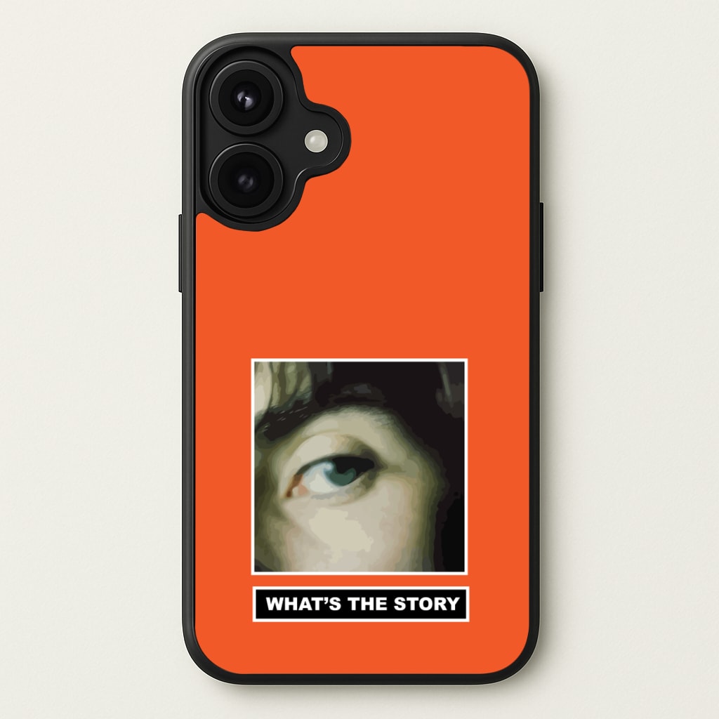 What's The Story Orange Phone Case for iPhone 17