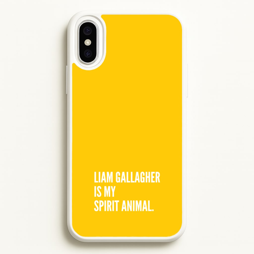 Liam Is My Spirit Animal - Oasis Phone Case for iPhone XS Max