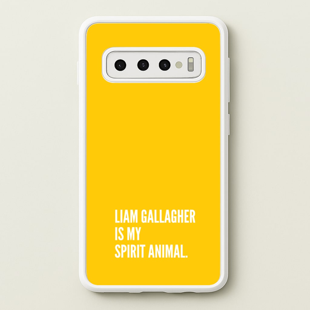 Liam Is My Spirit Animal - Oasis Phone Case for Galaxy S10
