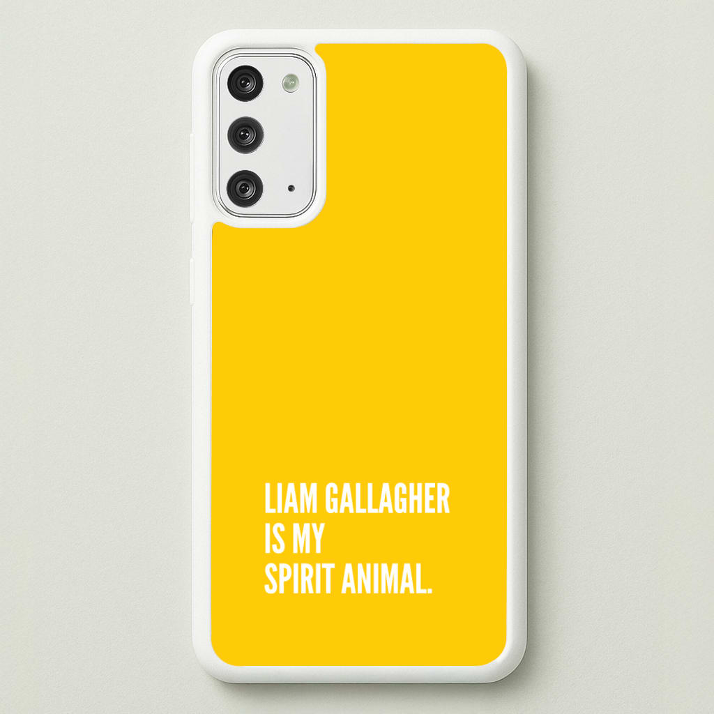 Liam Is My Spirit Animal - Oasis Phone Case for Galaxy Note 20