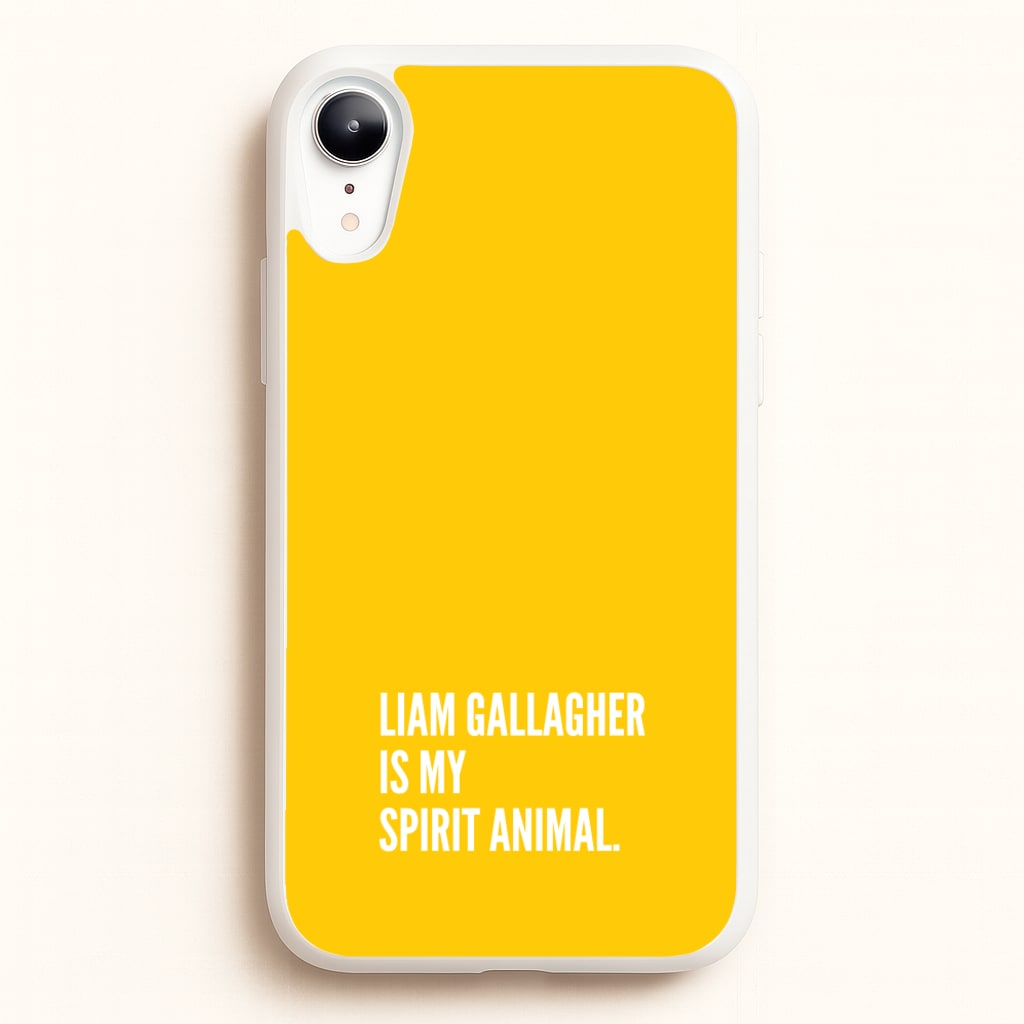 Liam Is My Spirit Animal - Oasis Phone Case for iPhone XR
