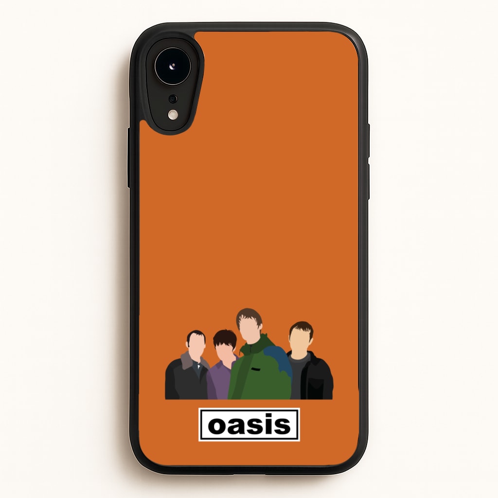 Rock Band Members - Oasis Phone Case for iPhone XR
