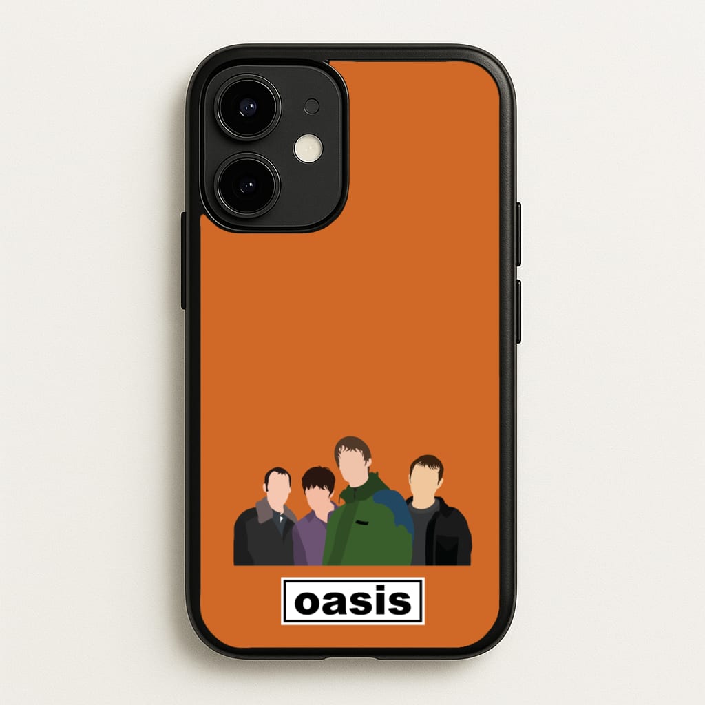 Rock Band Members - Oasis Phone Case for iPhone 12 Mini