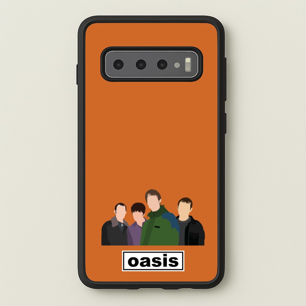 Rock Band Members - Oasis Phone Case for Galaxy S10 Plus