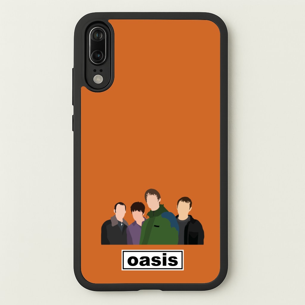 Rock Band Members - Oasis Phone Case for Huawei P20