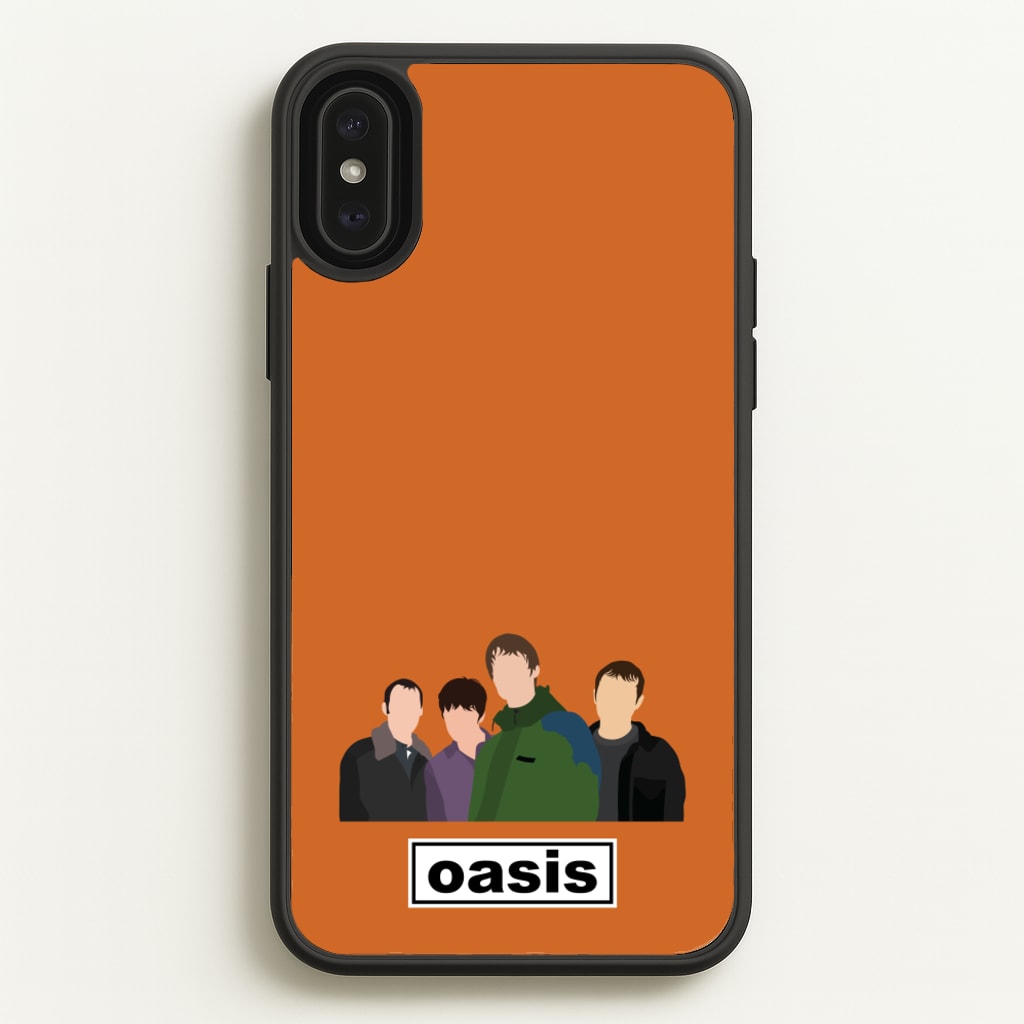 Rock Band Members - Oasis Phone Case for iPhone XS Max