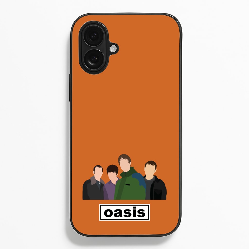 Rock Band Members - Oasis Phone Case for iPhone 16 Plus