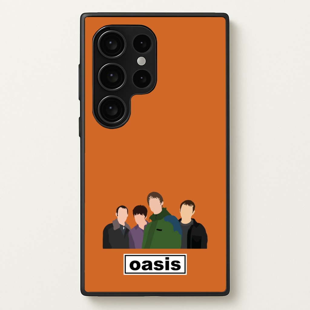 Rock Band Members - Oasis Phone Case for Galaxy S24 Ultra