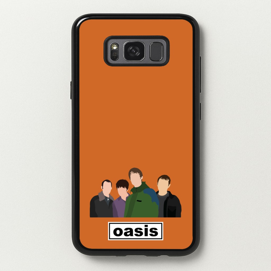 Rock Band Members - Oasis Phone Case for Galaxy S8 Plus
