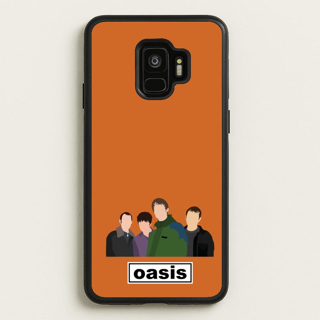 Rock Band Members - Oasis Phone Case for Galaxy S9