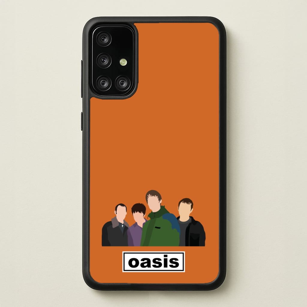 Rock Band Members - Oasis Phone Case for Galaxy A71