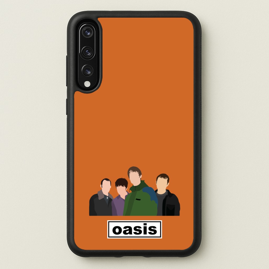 Rock Band Members - Oasis Phone Case for Huawei P20 Pro