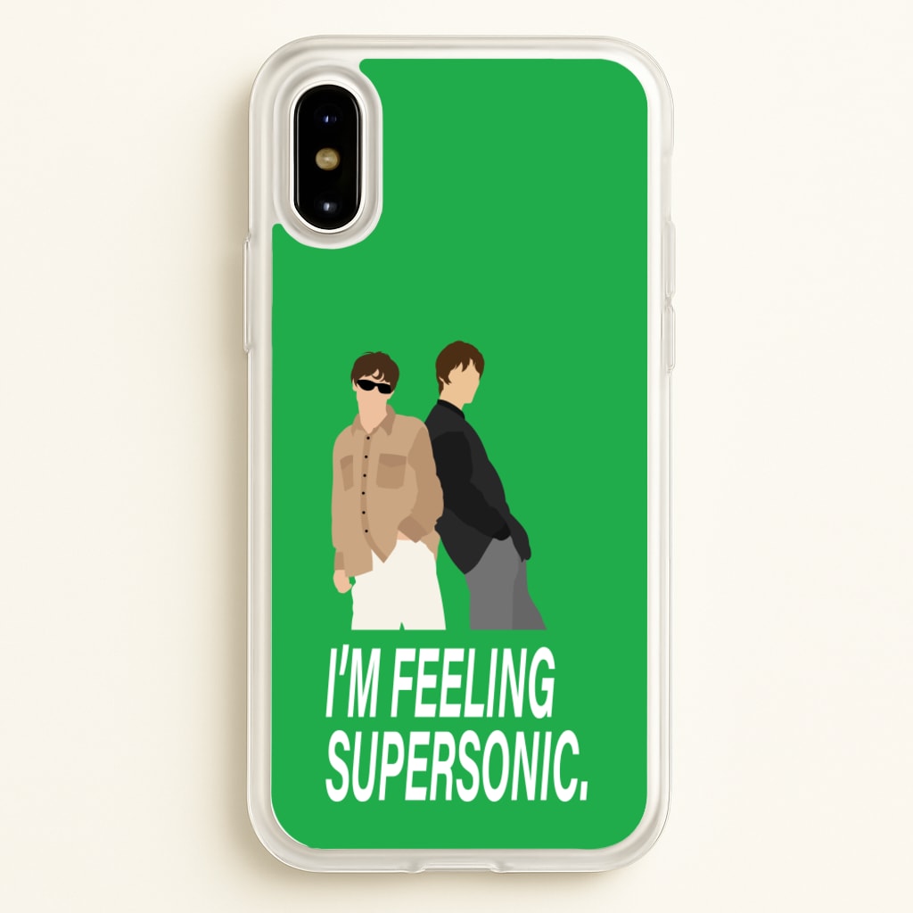 I'm Feeling Supersonic - Oasis Phone Case for iPhone X / XS