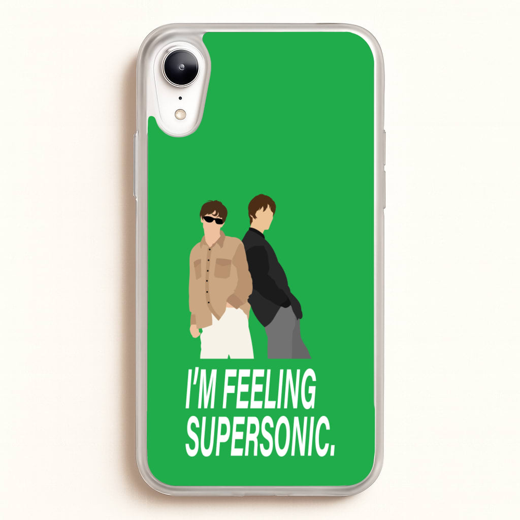 I'm Feeling Supersonic - Oasis Phone Case for iPhone XR