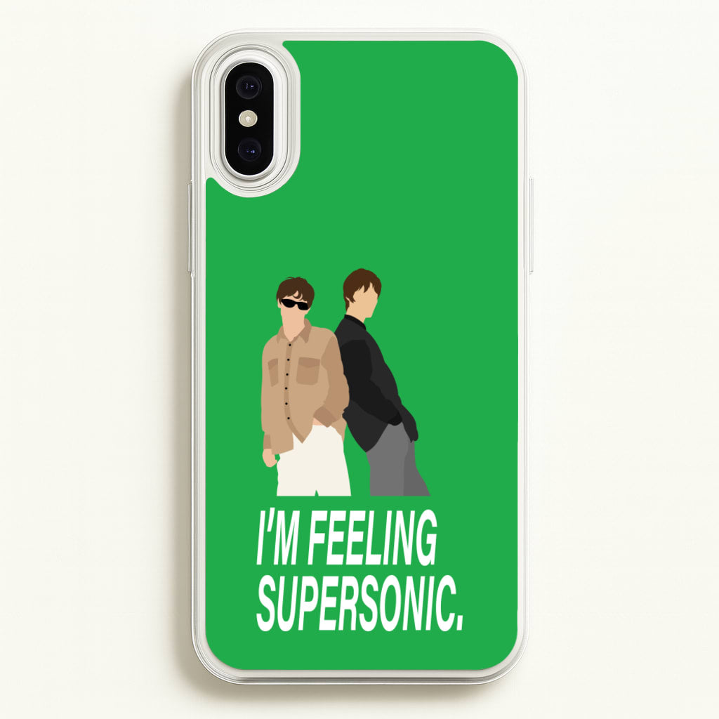 I'm Feeling Supersonic - Oasis Phone Case for iPhone XS Max
