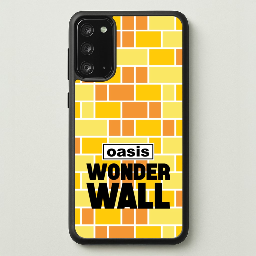 Wonder Wall Pattern - Oasis Phone Case for Galaxy Note 20