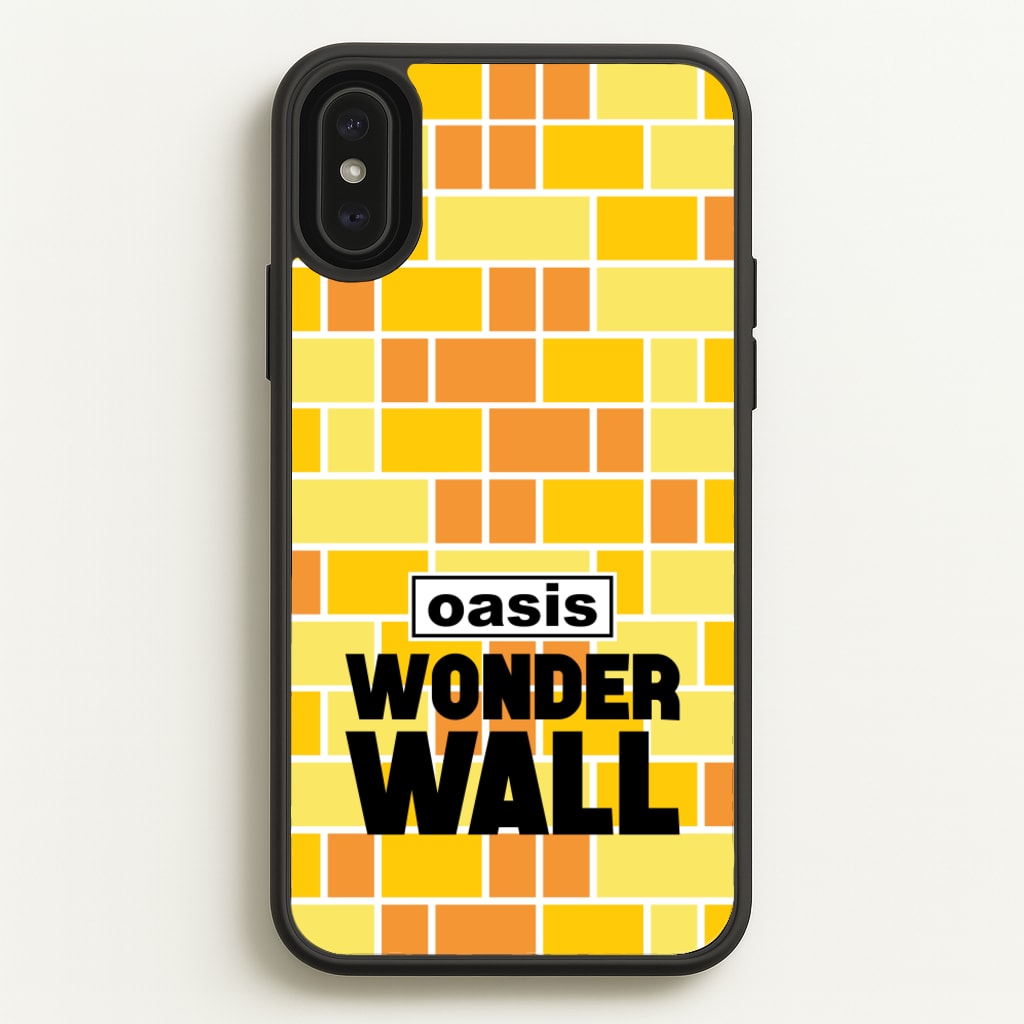 Wonder Wall Pattern - Oasis Phone Case for iPhone XS Max