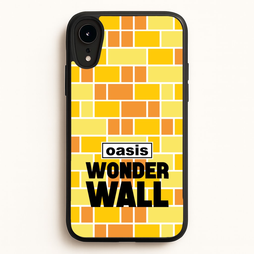 Wonder Wall Pattern - Oasis Phone Case for iPhone XR