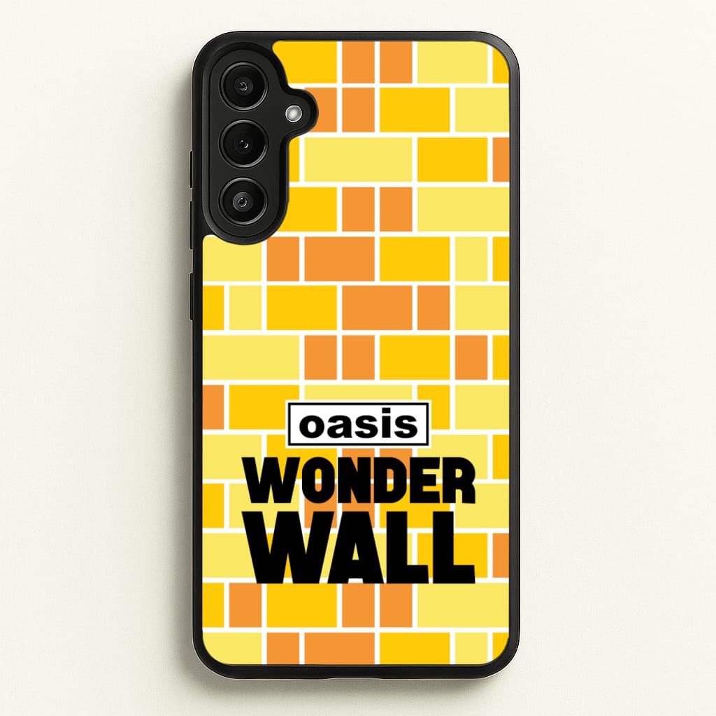 Wonder Wall Pattern - Oasis Phone Case for Galaxy A34